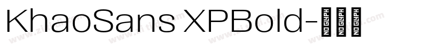 KhaoSans XPBold字体转换 KhaoSans XPBold字体转换